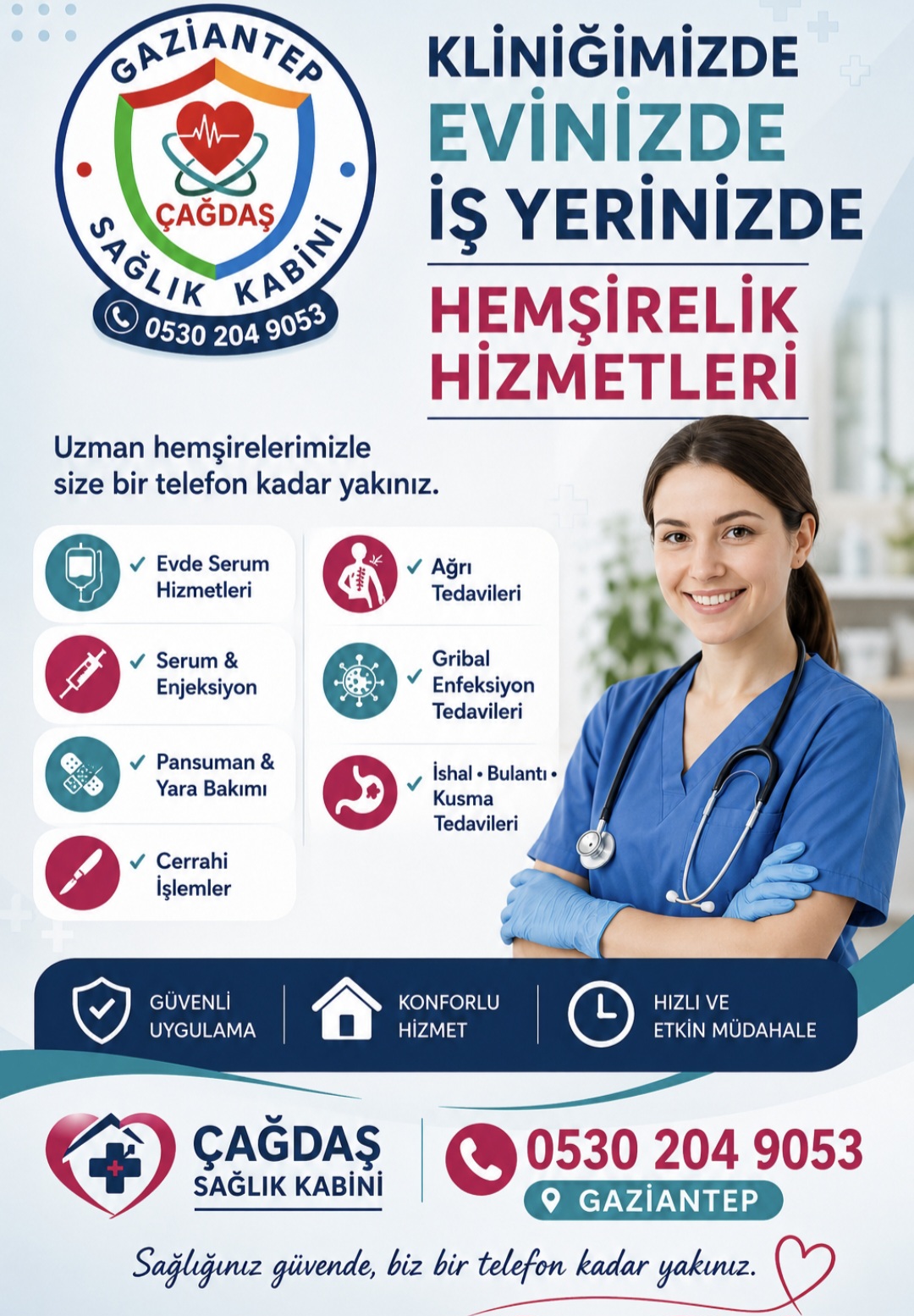 EVDE HEMŞİRE HİZMETİ